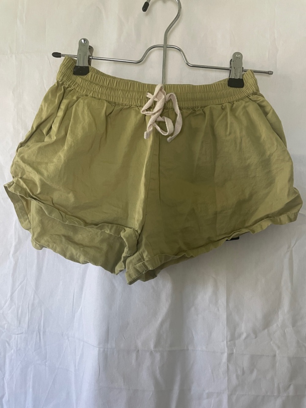 Billabong Olive Drawstring Athletic Shorts